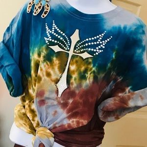 Flying Cross Tie Dye Tee